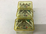 Idec RH4B-ULC DC24V 50/60Hz Relay Lot of 3