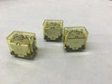 Idec RH4B-ULC DC24V 50/60Hz Relay Lot of 3