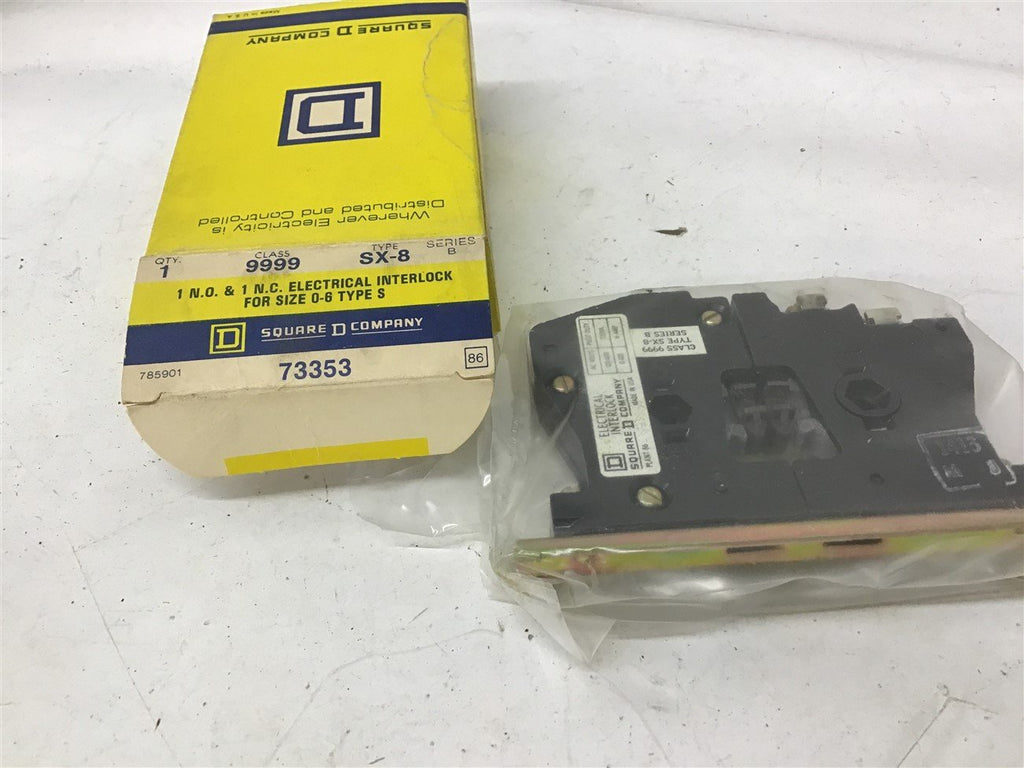 Square D 9999 SX-8 electrical Interlock