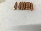 Radnor Model 403-1-52 Contact Tip Lot of 7