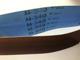 240 Grit Belt Sandpaper AA-240 3" Wide x 79" Long Lot Of 3