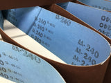 240 Grit Belt Sandpaper AA-240 3" Wide x 79" Long Lot Of 5