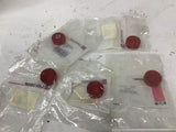 Cutler Hammer 10250TER Cap Lens Red Lot Of 5