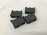 Allen Bradley 800F-X10 Contact Block Lot Of 4