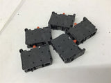 Allen Bradley 800F-X01 Contact Cartridge Lot Of 5