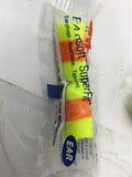 3M E-A-Rsoft Super Fit Uncorded Earplugs Lot Of 200 Pairs