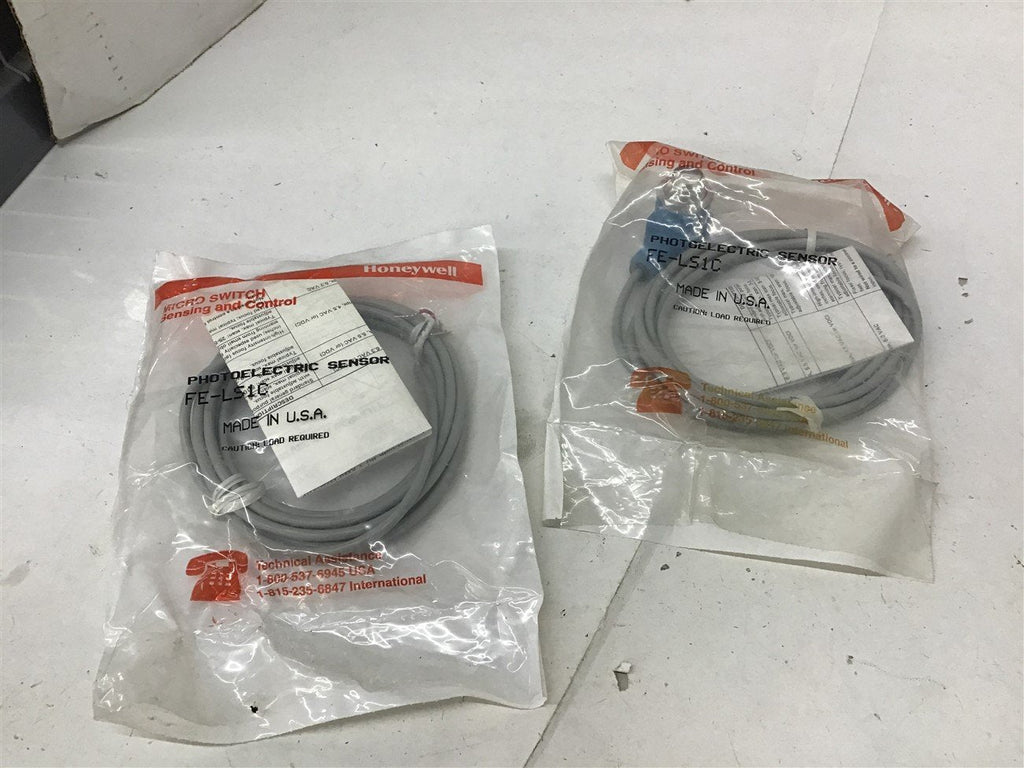Honeywell FE-LS1C Photoelectric Sensor Lot Of 2