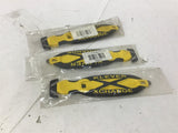 Uline Deluxe Klever X Change Dual Sided Yellow Lot Of 3