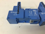 Finder Type 94.04 14 Pin 10 A 250V Relay Socket Lot Of 2