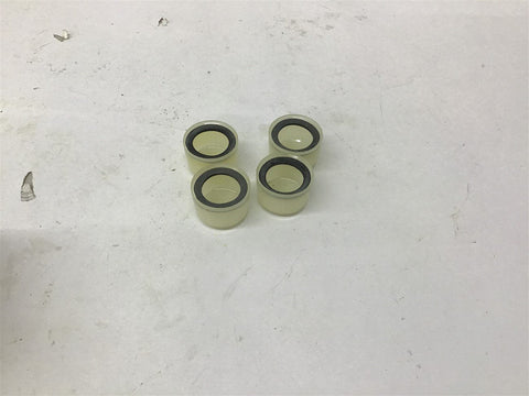 Cutler Hammer 10250TC6N 30mm White Lens Cap Lot Of 4