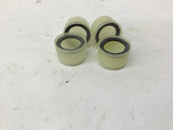 Cutler Hammer 10250TC6N 30mm White Lens Cap Lot Of 4