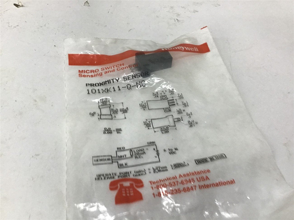 Honeywell 101XK11-Q-NC Proximity Sensor