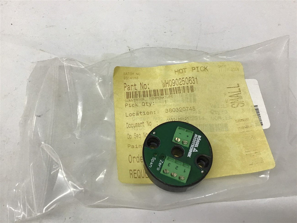 Rossel Messtechnik KAT-TK Type K 12-28 VDC Temperature Transmitter