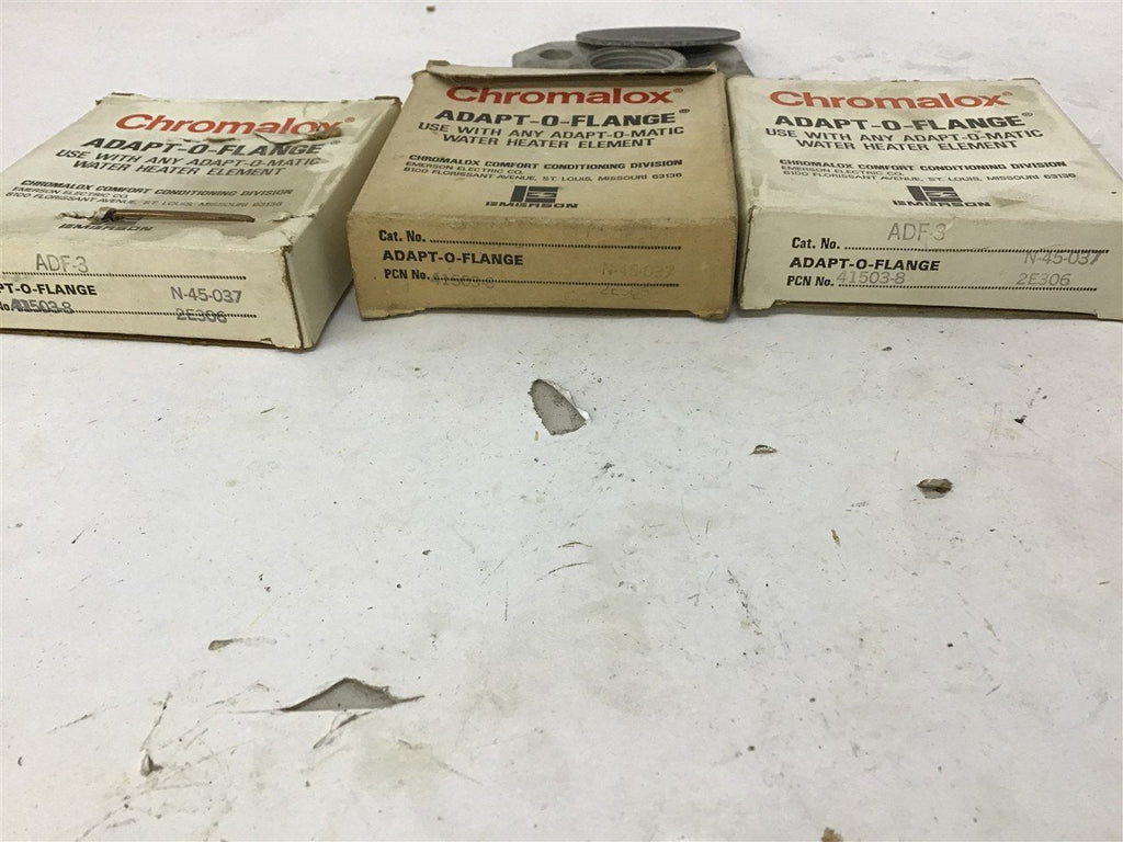 Chromalox ADF3 Adapat-O-Flange Lot Of 3