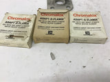 Chromalox ADF3 Adapat-O-Flange Lot Of 3