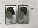 Federal Pacific Electric Company One Box Cover Unit For Handy Box A100 Lot Of 2
