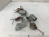 Leviton Lamp Sockets With Base And Switch Lot Of 3