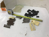 Small Metal Rods and Metal Blocks Lot Of 77