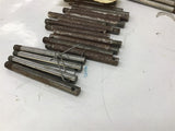 Small Metal Rods and Metal Blocks Lot Of 77