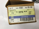 Square D 8501 XO-80 AC Control Relay Coil Rating 120-60/110-50