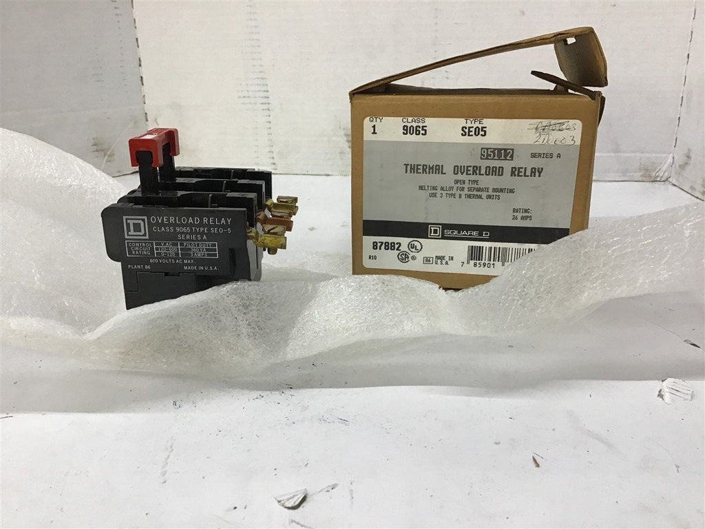 Square D 9065 SE05 Thermal Overload Relay