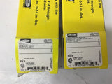 Hubbell HBL2320 20A 250VAC 2 Pole 3 Wire Lot Of 2