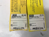 Hubbell HBL7485 15A 125/250V 3 Pole 3 Wire Male Plugs Lot Of 2
