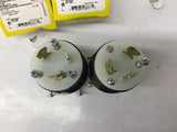 Hubbell HBL2611 30A 125V 2 Pole 3 Wire Twist lock Plug Lot Of 2