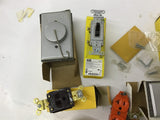 Assorted Lot Of Various Electric Plugs Switches Outlet Covers Lot Of 13