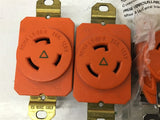 20A 125V 3 Wire Receptacle Assorted Brands Lot Of 5