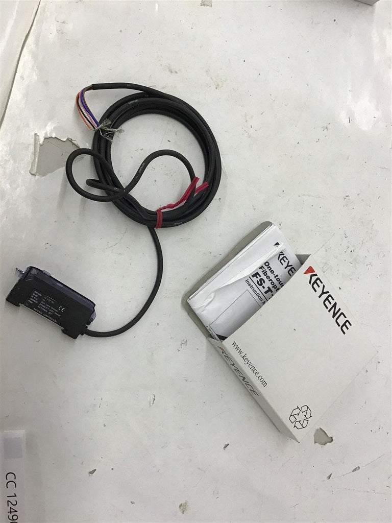 Keyence FS-T1P Fiberoptic Sensor 12-24 Vdc