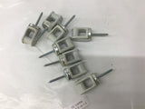 Fi Shock MP-1986 Porcelain Fence Insulator Lot Of 8