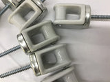 Fi Shock MP-1986 Porcelain Fence Insulator Lot Of 8