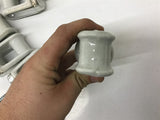Fi Shock MP-1986 Porcelain Fence Insulator Lot Of 8