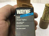 Wayne Well Pump 3/4" Foot Valve