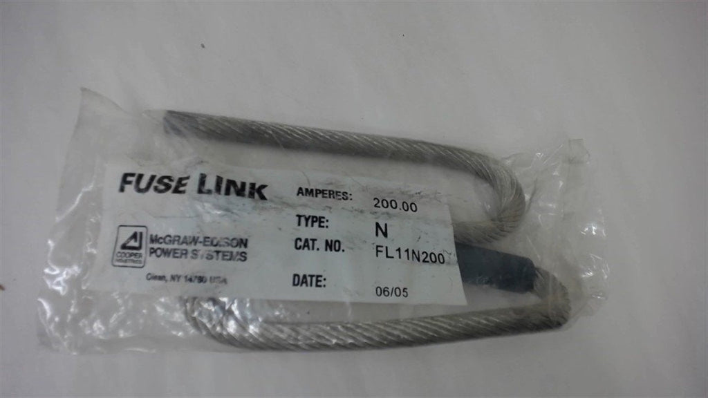 Mcgraw-Eddison Fl11N200 Fuse Links 200 Amp Type N