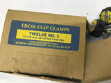 Buss Tron Clip Clamps No.1 Lot Of 6