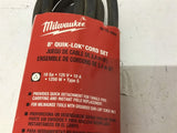 Milwaukee 8' Quik Lok Cord Set