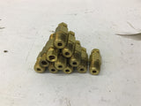 Pneumatic Fittings 1/4" Hex Nipple Lot Of 11