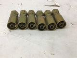 5/8" Brass Crimp Fitting FJX-06-08 Lot Of 6