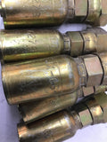 5/8" Brass Crimp Fitting FJX-06-08 Lot Of 6