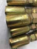 5/8" Brass Crimp Fitting FJX-06-08 Lot Of 6