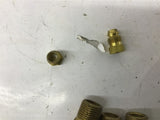Assorted Brass Fittings Lot Of 8