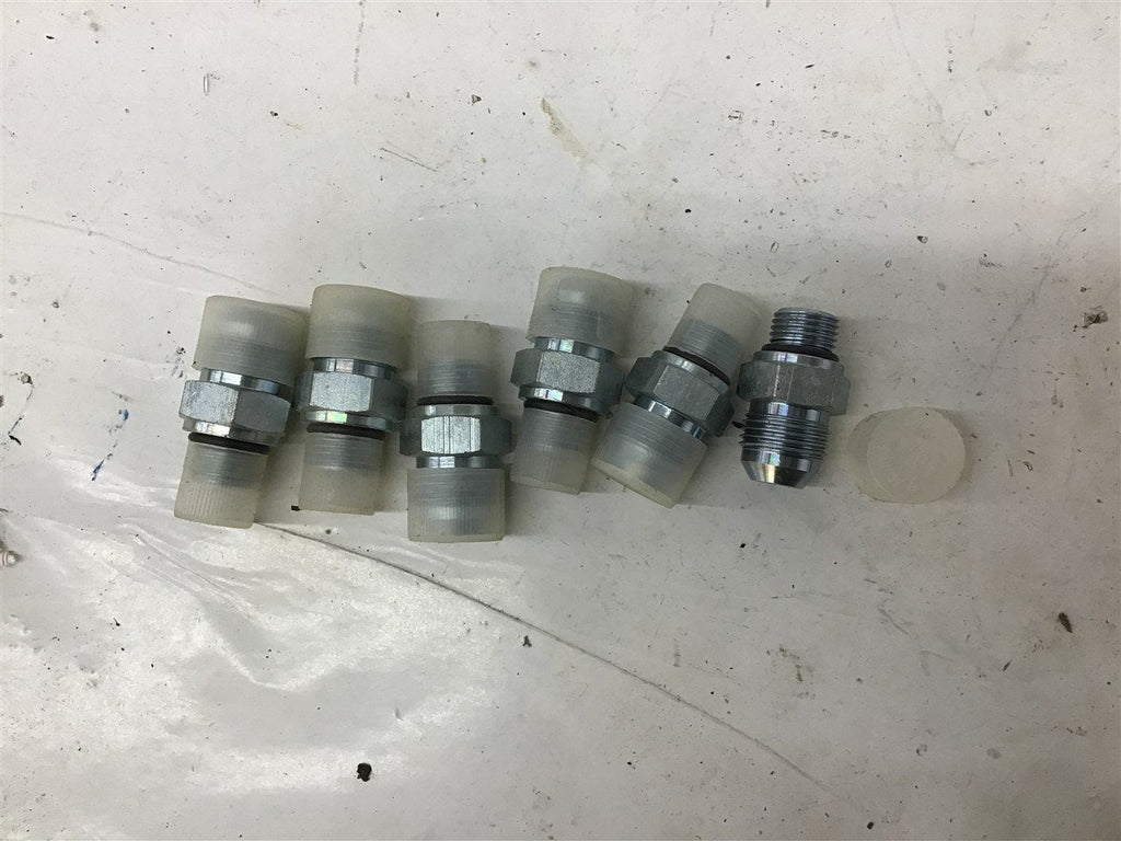 Steel Hydraulic Fittings 3/8" x 1/4" Reducer Lot Of 6