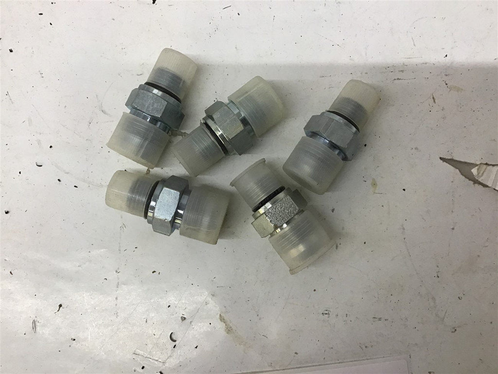 Steel Hydraulic Fittings 3/8" x 1/4" Reducer Lot Of 5
