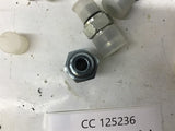 Steel Hydraulic Fittings 3/8" x 1/4" Reducer Lot Of 5