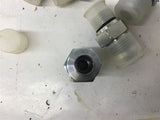 Steel Hydraulic Fittings 3/8" x 1/4" Reducer Lot Of 5
