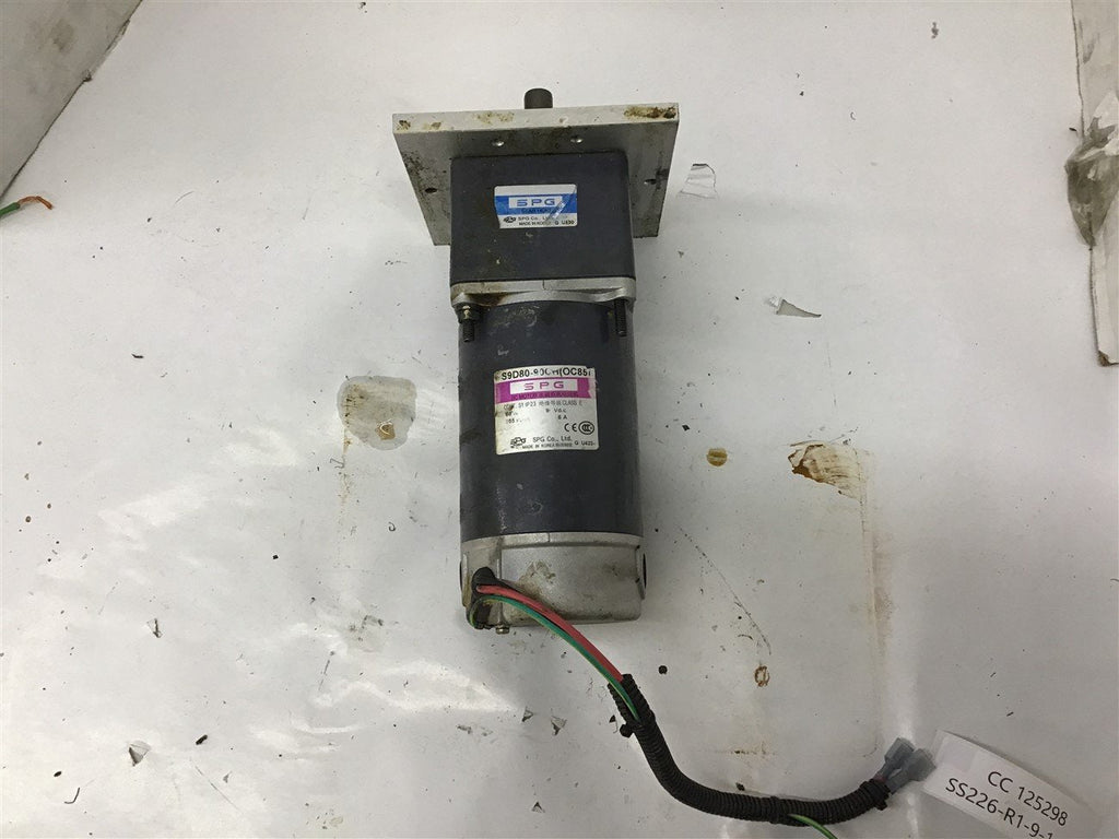 SPG S9D80-90CH(OC851 DC Gear Motor 90 Vac 6 Amp 80 Watt 955 Rpm