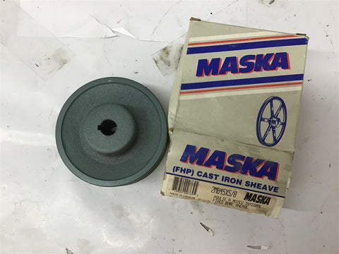 Maska 2MB45X5/8 2 Groove Pulley 5/8" Bore