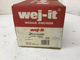 WEJ-IT Item 1270 1/2" x 7" Wedge Anchor Lot Of 33